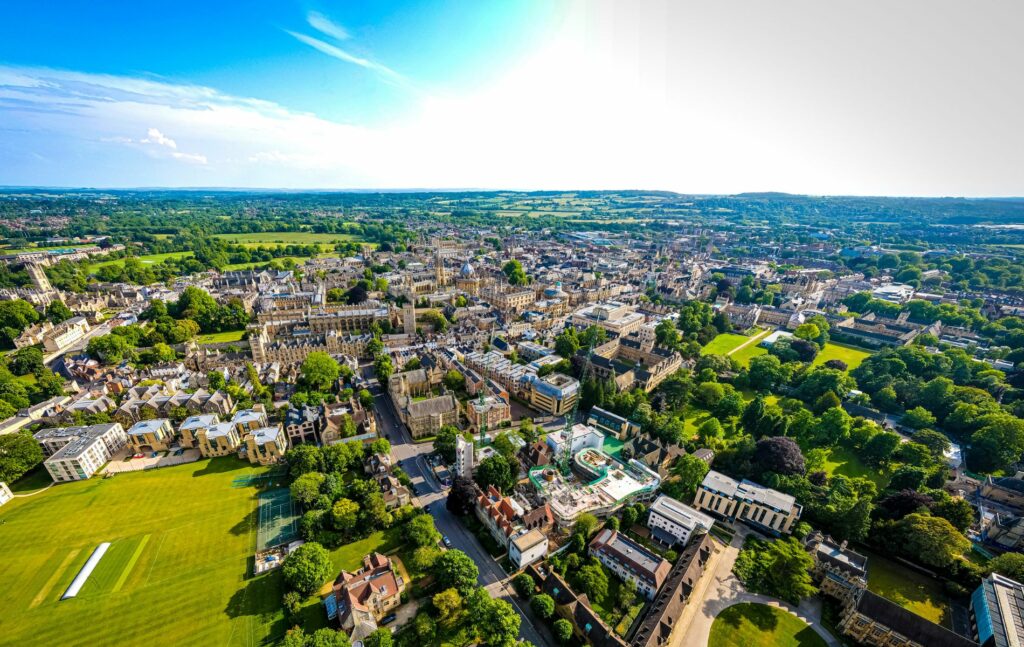 Oxford Property: Aerial view of Oxford
