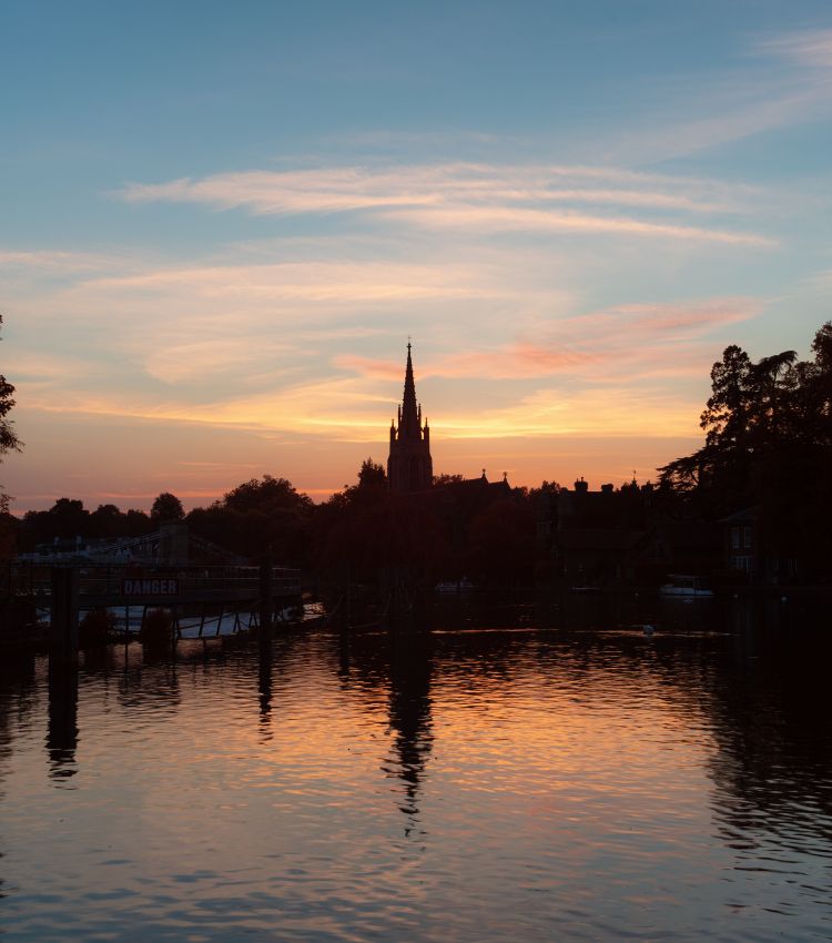Marlow, Buckinghamshire and the River Thames