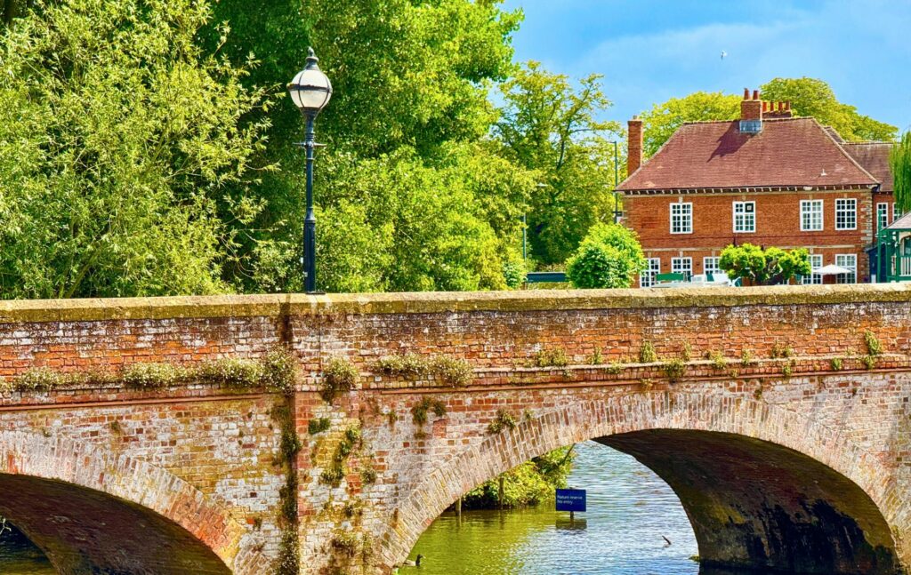 Bridge and property in Stratford-upon-Avon