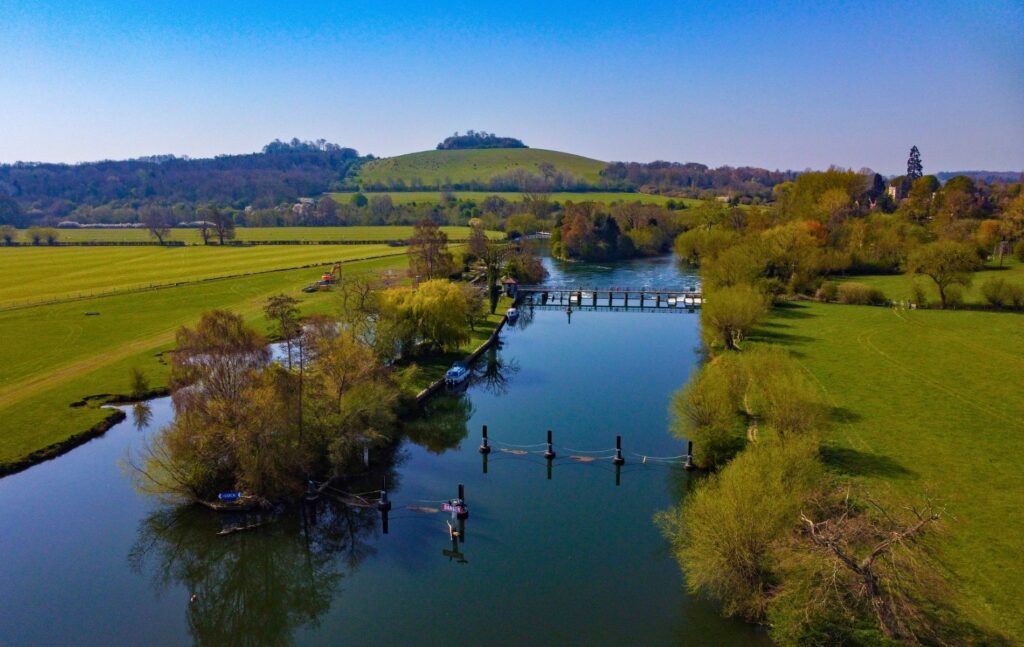 Days Lock at Wittenham near Wallingford