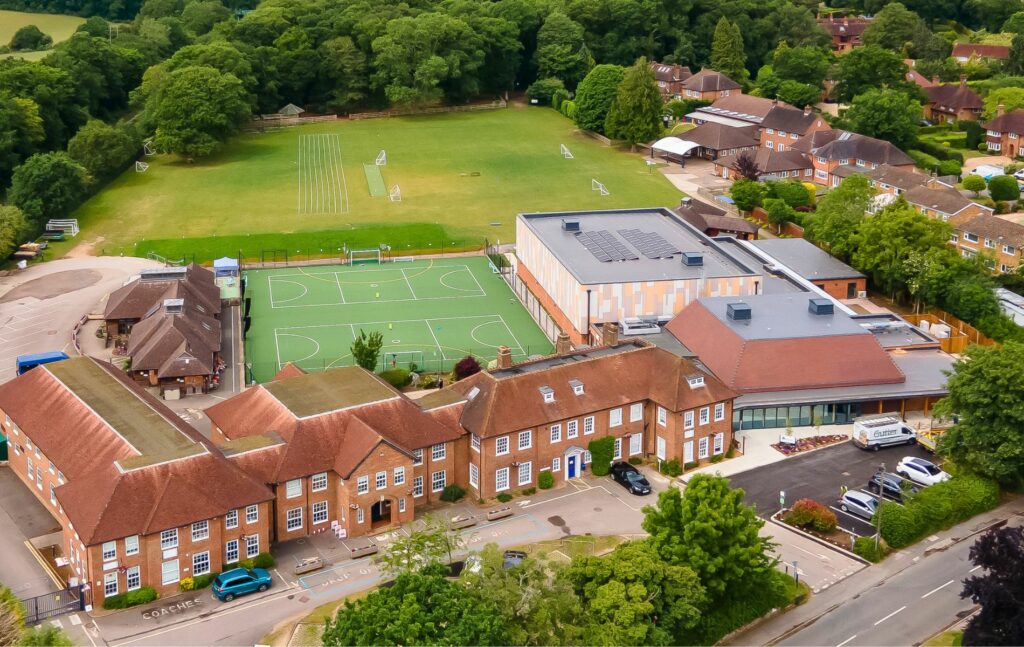 Gayhurst School grounds at the edge of Gerrards Cross